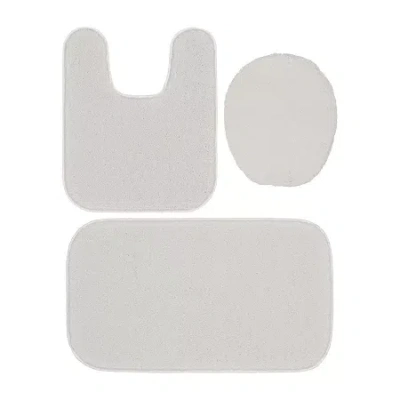 Garland Rug Gramercy 3-pc. Bath Rug Set In White