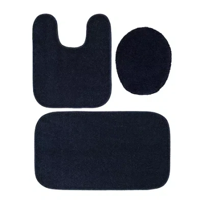Garland Rug Gramercy 3-pc. Bath Rug Set In Brown