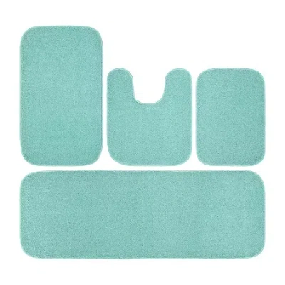 Garland Rug Gramercy 4-pc. Bath Rug Set In Blue