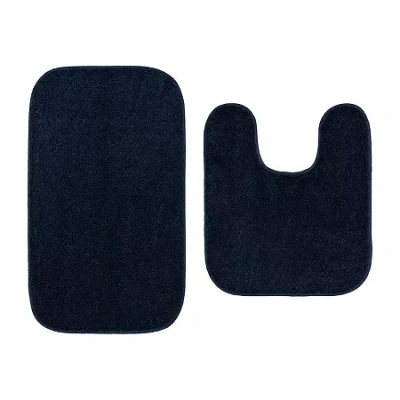 Garland Rug Gramercy Bath Rug Set In Blue