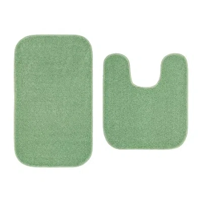 Garland Rug Gramercy Bath Rug Set In Green
