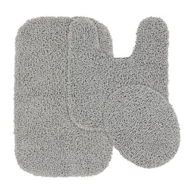 Garland Rug Jazz 3-pc. Bath Rug Set In Gray