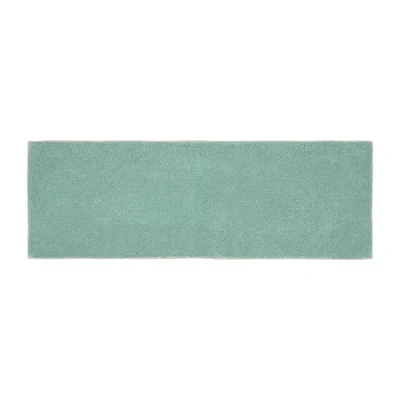 Garland Rug Queen Cotton Bath Rug In Blue