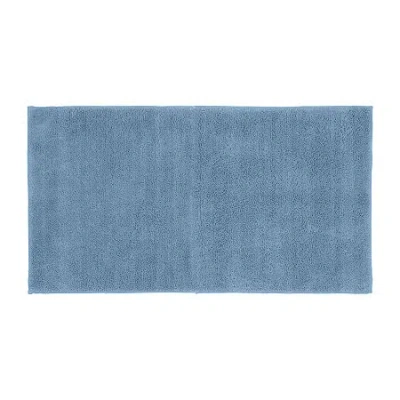 Garland Rug Queen Cotton Bath Rug In Blue