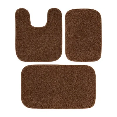 Garland Rug Sedona Bath Rug Set In Brown