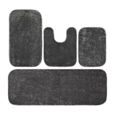 Garland Rug Sedona Bath Rug Set In Gray