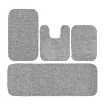 Garland Rug Sedona Bath Rug Set In Silver