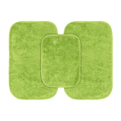 Garland Rug Traditional 3-pc. Bath Rug Set In Green