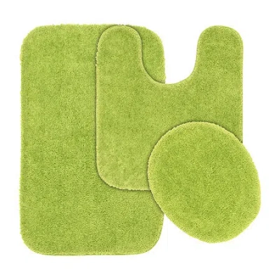 Garland Rug Traditional 3-pc. Bath Rug Set In Green