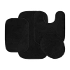 Garland Rug Traditional 4-pc. Bath Rug Set In Black