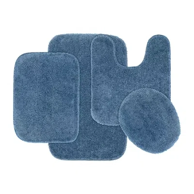 Garland Rug Traditional 4-pc. Bath Rug Set In Blue