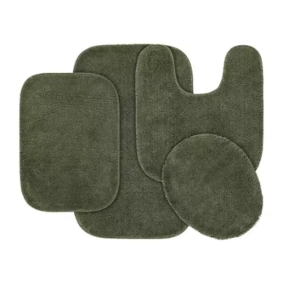 Garland Rug Traditional 4-pc. Bath Rug Set In Green