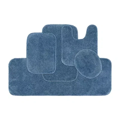 Garland Rug Traditional 5-pc. Bath Rug Set In Blue