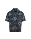 GARMENT WORKSHOP BLACK BANDANA SHIRT