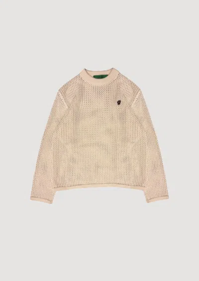 Garment Workshop Crochet Crewneck In Neutral