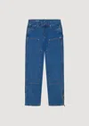 Garment Workshop Double Knee Work In Blue