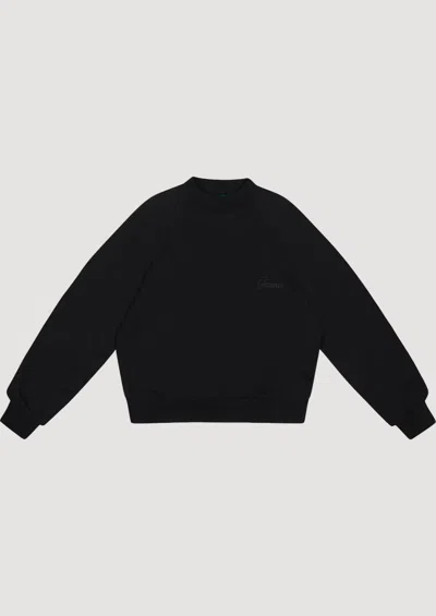 Garment Workshop Double Layer Crewneck In Black