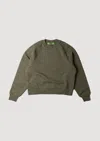 Garment Workshop Double Layer Crewneck In Green