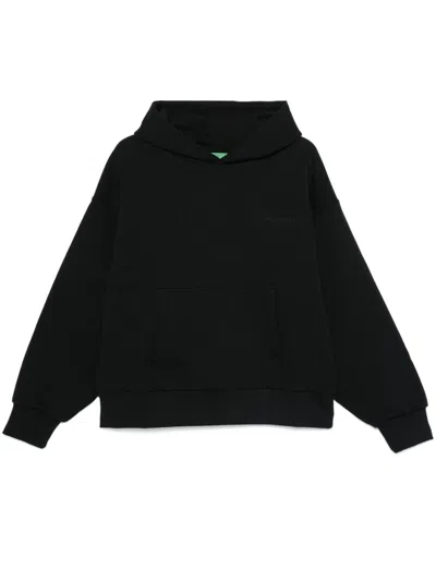 Garment Workshop Embroidered-logo Hoodie In Black