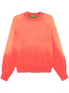 Garment Workshop Jersey-texture Sweatshirt In 橘色
