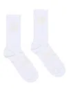 Garment Workshop Logo-detail Socks In White