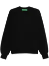Garment Workshop Black Cotton Sweatshirt In Black