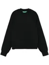Garment Workshop Black Cotton Sweatshirt In Black