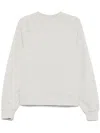 Garment Workshop Logo-embroidered Sweatshirt In Grey