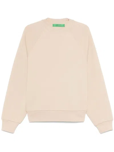 Garment Workshop Sweatshirt Mit Logo-stickerei In Nude