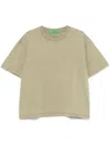 Garment Workshop Logo-embroidered T-shirt In Green