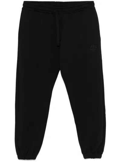 Garment Workshop Logo-embroidered Track Pants In Black