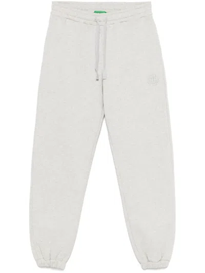 Garment Workshop Logo-embroidered Track Pants In White