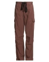 Garment Workshop Man Pants Chocolate Brown Size S Cotton