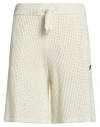 Garment Workshop Man Shorts & Bermuda Shorts Cream Size L Cotton In White