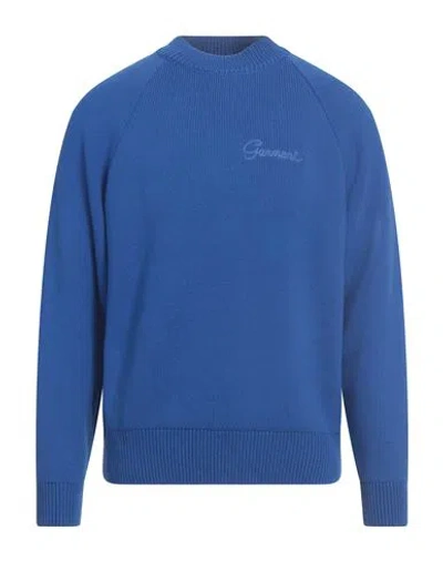 Garment Workshop Man Sweater Bright Blue Size Xxl Cotton