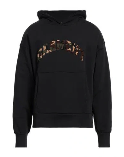 Garment Workshop Man Sweatshirt Black Size L Cotton