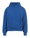 Garment Workshop Man Sweatshirt Blue Size M Cotton