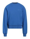 Garment Workshop Man Sweatshirt Blue Size Xxl Cotton