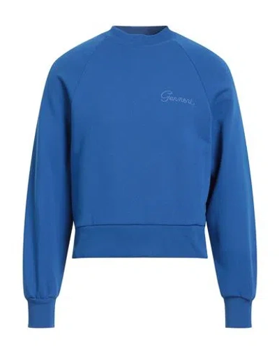 Garment Workshop Man Sweatshirt Bright Blue Size Xs Cotton