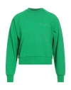 Garment Workshop Man Sweatshirt Green Size Xs Cotton