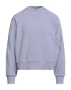 Garment Workshop Man Sweatshirt Lilac Size L Cotton In Purple