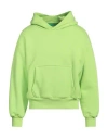 Garment Workshop Man Sweatshirt Lime Green Size Xxl Cotton