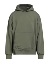 Garment Workshop Man Sweatshirt Military Green Size Xxl Cotton