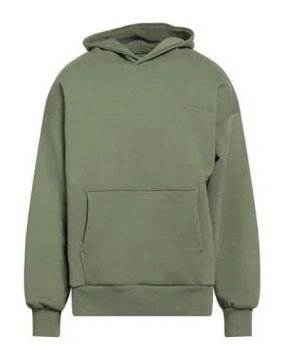 Garment Workshop Man Sweatshirt Military Green Size Xxl Cotton