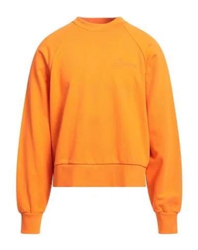 Garment Workshop Man Sweatshirt Orange Size L Cotton