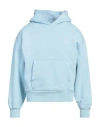Garment Workshop Man Sweatshirt Sky Blue Size Xxl Cotton