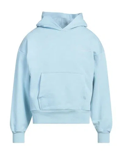 Garment Workshop Man Sweatshirt Sky Blue Size Xxl Cotton