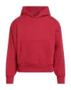 Garment Workshop Man Sweatshirt Tomato Red Size Xs Cotton In Red