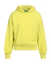 Garment Workshop Man Sweatshirt Yellow Size Xl Cotton