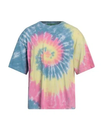 Garment Workshop Man T-shirt Azure Size Xxl Cotton In Multi